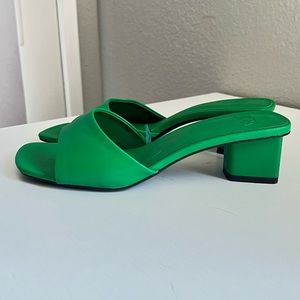 Zara thick heeled sandals